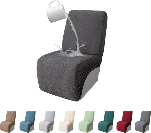 Vista 127 de Fundas de sofá reclinable seccional 100% impermeables para sofá reclinable en forma de L, funda de sofá modular de esquina en forma de L, fundas