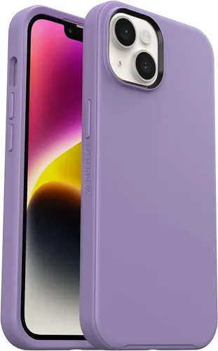 Vista 18 de OtterBox Funda para iPhone 14 y iPhone 13 (solamente) - Serie Symmetry + - Negro - Ultra-Sleek - Se ajusta a MagSafe - Bordes elevados para proteger