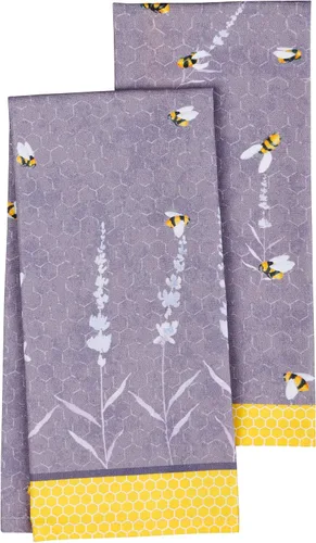 Vista 30 de Maison d' Hermine - Juego de 2 paños de cocina, multiusos, 100% de algodón, suave y absorbente, trapo de cocina, toalla de bar, Birdies On Wire