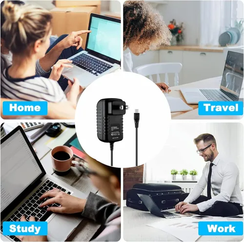Vista 4 de Adaptador de CA Cargador de pared para ATT Cingular Flip IV U102AA Cable de fuente de alimentación