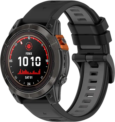 Vista 7 de Compatible con Garmin Epix Pro - Correas de repuesto de silicona para reloj Fenix 7 para mujeres y hombres, correas de repuesto para Garmin Fenix