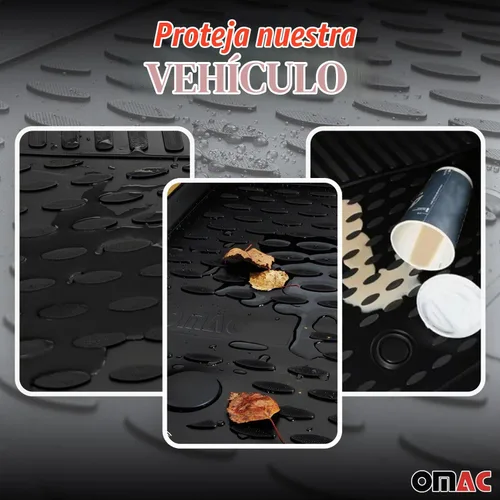 Vista 3 de OMAC Alfombrillas de piso para Mazda 5 2012-2015, alfombrillas de automóvil para todo tipo de clima, 3D, ajuste personalizado, tapete de goma