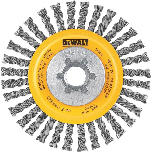 Vista 4 de DeWalt Accessories DW4925 - Rueda de alambre (5 unidades, 4 x 5/8-11.020)