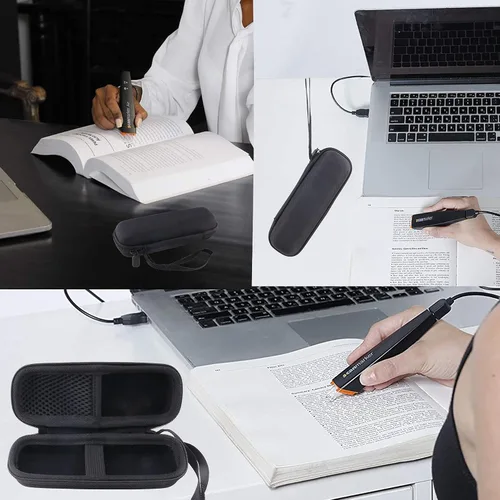 Vista 6 de Estuche rígido EVA dedicado para Scanmarker Air Pen Scanner OCR Digita Highlighter y Reading Pen Case