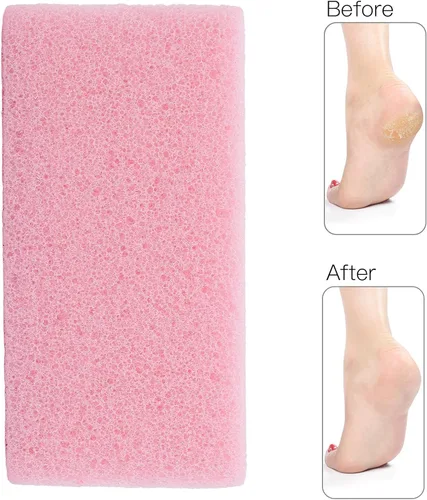 Vista 3 de Piedra pómez para pies, piedra pómez para pies, exfoliante de pies de lava, herramientas de pedicura, piel muerta dura, removedor de callos