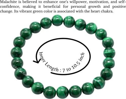 Vista 665 de Amazing Gemstone Crystal Bracelet for Women Men's Gifts - Protection Healing Crystal Bracelet - 8mm Gemstone Beaded Stretchable Bracelet Pulseras