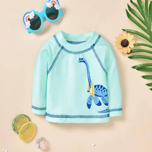 Vista 5 de Aalizzwell Infant Baby Boy Long Sleeve Bathing Suit