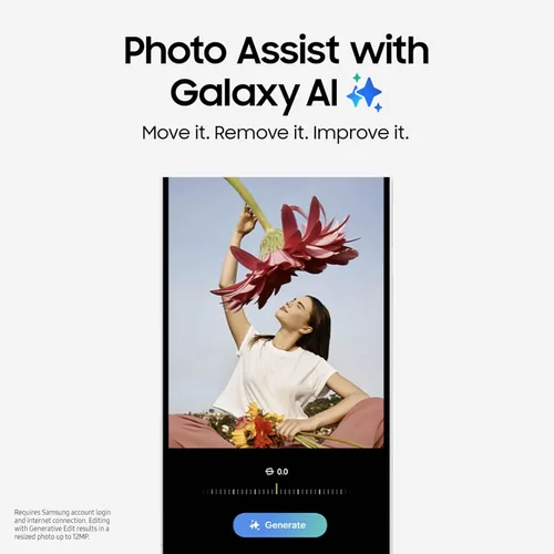 Vista 3 de SAMSUNG Galaxy S24 FE AI Phone, smartphone Android totalmente desbloqueado de 128 GB, cámara de alta resolución de 50 MP, batería de larga duración