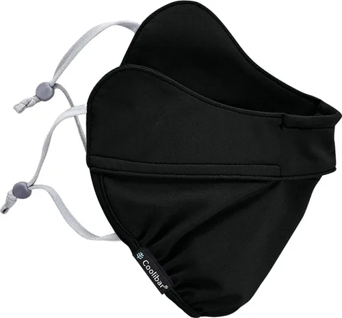 Vista 3 de Coolibar Máscara facial UV con características ajustables - Protección solar UPF 50+ - Zenith en negro