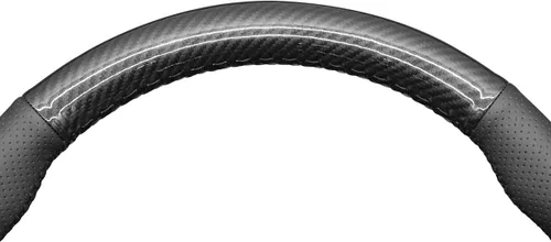 Vista 2 de MEWANT Funda para volante de automóvil para Lexus es 200t 250 300 350 F Sport/RC/CT 200h / NX PU de fibra de carbono y cuero de microfibra