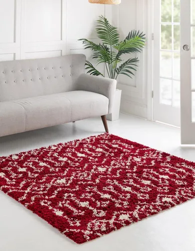 Vista 37 de Unique Loom Moroccan Trellis Shag Collection - Alfombra de área - Meknes (2 pies 2 pulgadas x 3 pies 1 pulgada, rectangular, marrón claro/marfil)