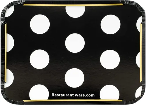 Vista 11 de Restaurantware Contenedores desechables de 16 onzas para llevar, 50 recipientes rectangulares para alimentos, con tapas de lunares, contenedores