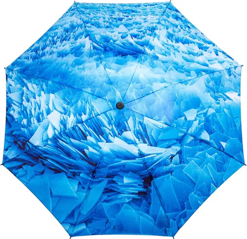 Vista 15 de LANBRELLA Paraguas plegable inverso compacto paraguas de viaje a prueba de viento automático