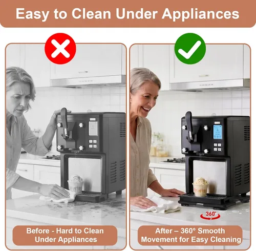Vista 5 de Adjustable Black Appliance Slider Tray - Expandable 6" x 11"- 11" x 20