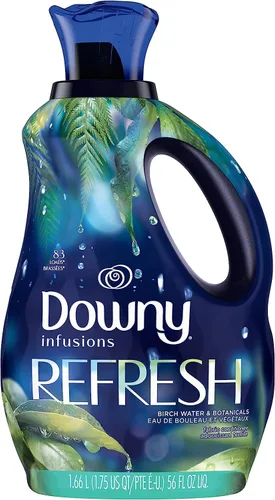 Vista 16 de Downy Líquido suavizante de telas ultrasuave, calma, lavanda y vainilla, 26 onzas líquidas, 39 cargas