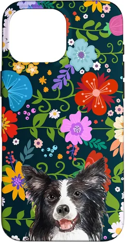 Vista 19 de Border Collie Ditsy Flower Floral Pattern for Women Case for iPhone 17