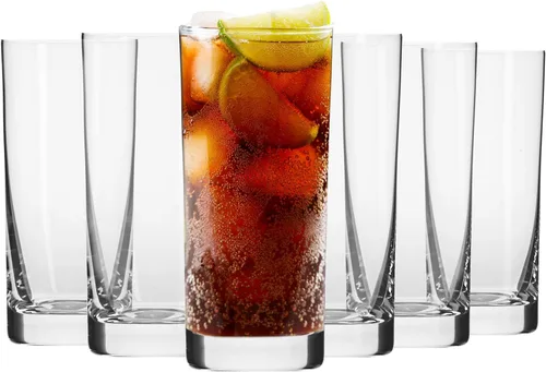 Vista 9 de Krosno Juego de 6 vasos de agua, 13.9 onzas, colección mezclada