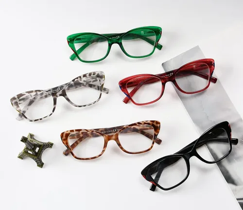 Vista 6 de Eyekepper Paquete de 5 lentes de lectura para mujer Cateye Ladies Readers