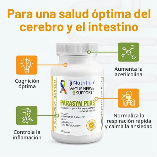 Vista 5 de Parasym Plus™ - Soporte patentado para el nervio vago Digest Equilibrio autónomo Calma Producción de lágrimas