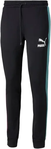 Vista 3 de PUMA Pantalón deportivo icónico T7 para hombre (disponible en tallas grandes y altas), Negro