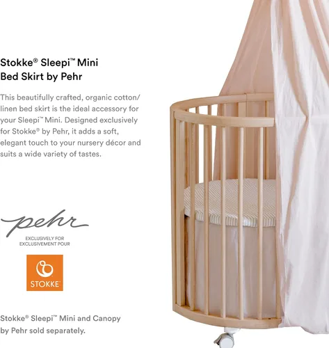 Vista 3 de Stokke Falda de cama Sleepi de Pehr V3 Blush