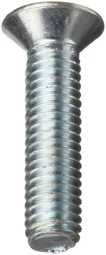 Vista 2 de Tornillo mecánico de acero, acabado galvanizado de zinc, cabeza plana, llave Phillips, rosca derecha, métrico, Zinc, 100