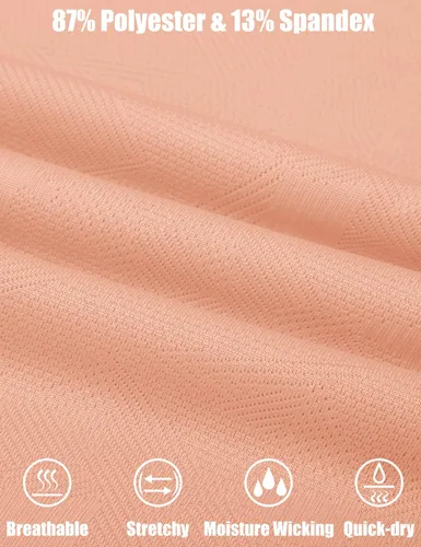 Vista 4 de Camiseta polo de golf sin mangas para mujer, secado rápido, atlético, de malla, absorbe la humedad, sin cuello