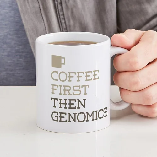 Vista 5 de CafePress Coffee Then Genomics Mugs 11 oz (325 ml) Ceramic Coffee Mug