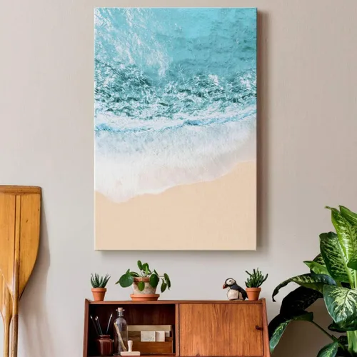 Vista 5 de Lienzo decorativo para pared, lienzo decorativo para pared, estilo moderno, contemporáneo, rústico y romántico, listo para colgar, una foto por