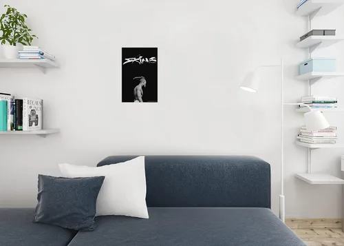 Vista 4 de XXXtentacion Skins Arte de Portada del Álbum Mercancía 17 XXX Bad Vibes Forever Trap Music Aesthetic Cool Arte de Pared Póster Impreso 12x18 pulgadas