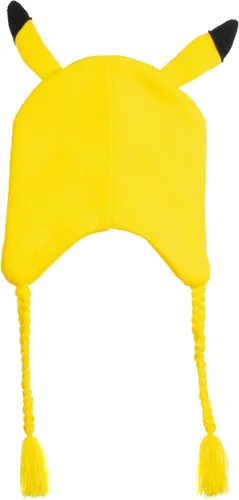 Vista 2 de Bioworld Pokemon Pikachu Laplander - Gorro para cosplay, talla única, con licencia, Amarillo