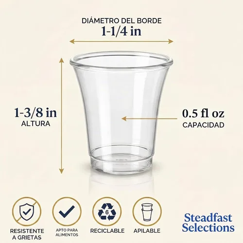 Vista 4 de 2000 Vasos de Comunión de Plástico Premium a Granel - Juego de Vasos Desechables para la Santa Comunión para Servicio de Iglesia - Copas