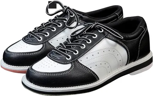 Vista 4 de Zapatos de boliche para mujer, zapatos de bolos con suela deslizante, zapatos casuales para césped