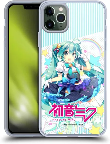 Vista 147 de Head Case Designs Licencia Oficial Hatsune Miku Gráficos Lindos Carcasa de Gel [Protección de Grado Militar] Compatible con Apple iPhone 7