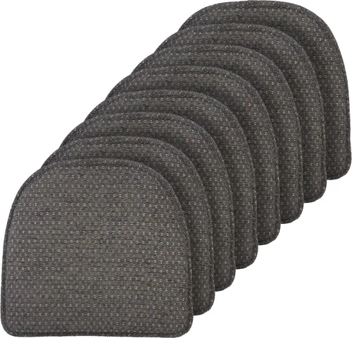 Vista 7 de Klear Vu Raindrop The Gripper - Cojines antideslizantes para silla, suaves y cómodos, almohadillas para asiento, almohadón para cocina, comedor u