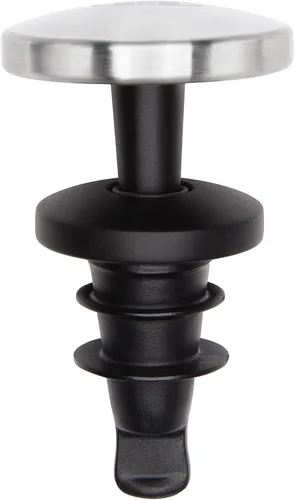 Vista 4 de OXO SteeL - Tapón de vino expandible a prueba de fugas (paquete de 2)