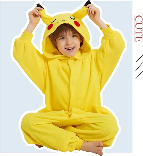 Vista 3 de SWEETXIN Adult Kid Unisex Onesie Pajamas Halloween Christmas Sleepwear Jumpsuit Cosplay Costume Suit for Women and Men