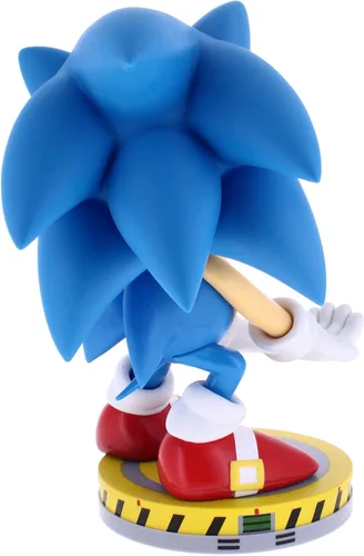 Vista 4 de Exquisito juego soporte deslizante para teléfono Sonic y soporte para controlador - Sonic The Hedgehog - Figura con licencia oficial, Cable Guys