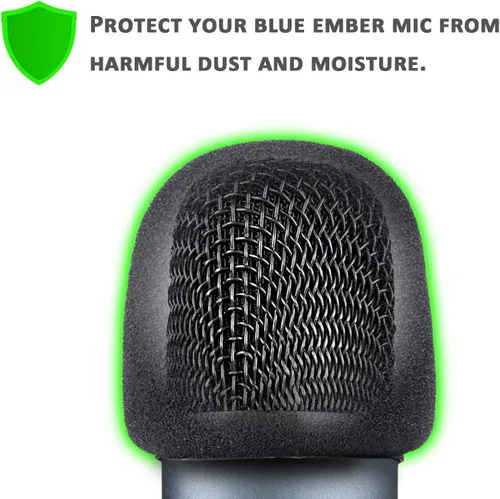 Vista 5 de Blue Ember - Soporte de brazo con filtro pop - Soporte de micrófono con cubierta de espuma para micrófono Blue Ember YOUSHARES
