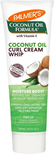 Vista 13 de Palmer's Crema de látigo para rizos con fórmula de aceite de coco, 8.5 onzas.