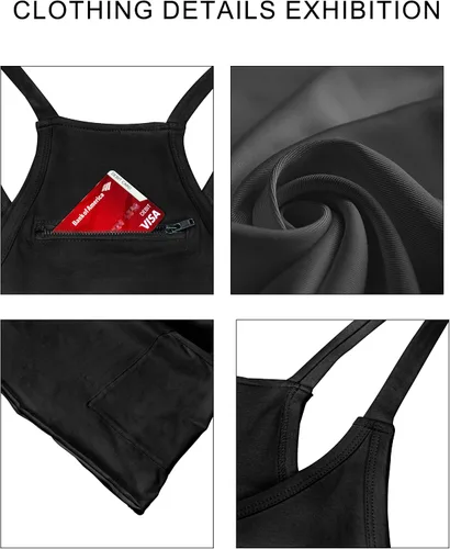 Vista 3 de Vestido atlético para mujer, minivestido de tiro caliente, pantalones cortos integrados, vestido de entrenamiento de verano, vestido de moda 2025