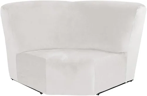 Vista 16 de Funda de terciopelo para sofá esquinero, 1 pieza adicional para asiento esquinero, protector para sofá reclinable en forma de L, decoración