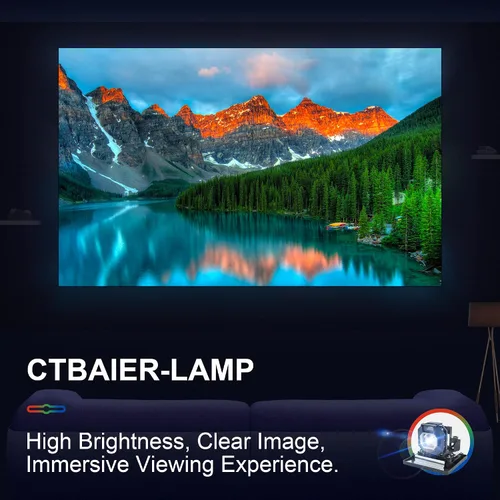 Vista 4 de CTBAIER ET-LAE1000 - Lámpara proyector de repuesto de calidad superior para PANASONIC PT-AE1000 PT-AE1000E PT-AE1000U PT-AE2000 PT-AE2000E