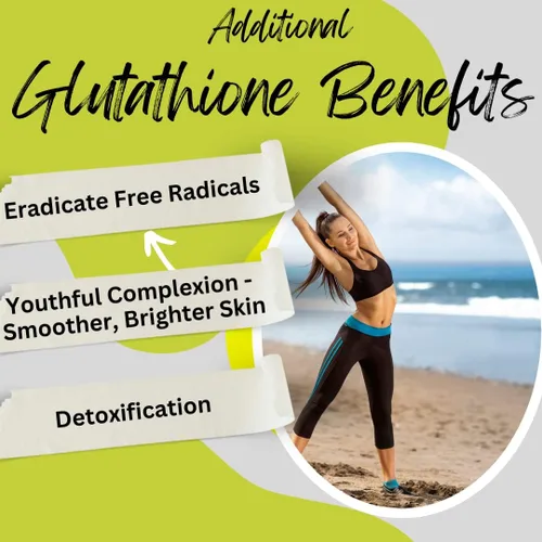 Vista 4 de Research Labs Suplemento de glutatión liposomal con Gluta-IV™, absorción mejorada 100x sobre glutatión en polvo. 2 Fer 1 anuncio, 120 cápsulas