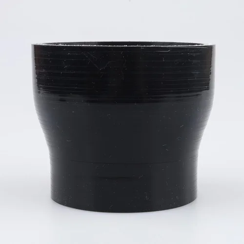 Vista 19 de AC PERFORMANCE ID de 1" a 1/2" (25mm a 13mm) Manguera de silicona recta reductora de 3 capas reforzada negra, 3" de longitud Negro