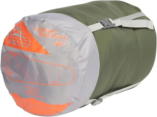 Vista 7 de Kelty Cosmic Synthetic Fill Saco de dormir de 40 grados con correas de compresión, compacto y ligero, 2022