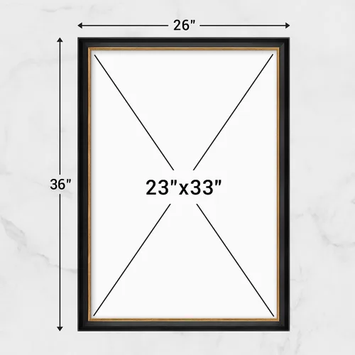 Vista 6 de MUDECOR Lienzo enmarcado prémium para pared, pinos nevados en bosque de invierno, ilustraciones modernas, arte contemporáneo, escénico, divertido