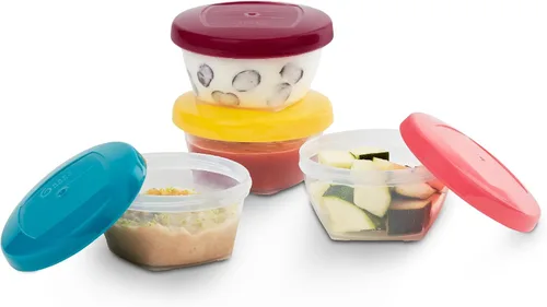 Vista 9 de Babymoov – 4 piezas contenedores de almacenamiento de alimentos.