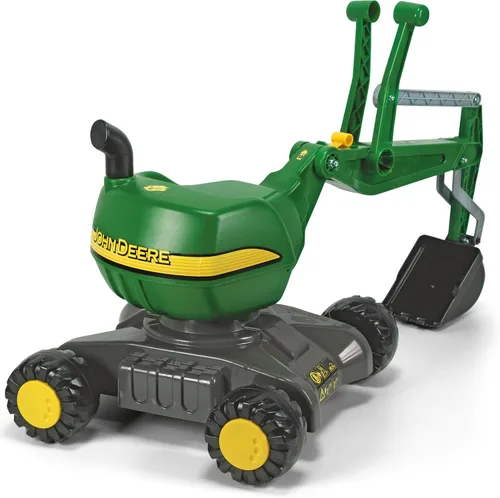 Vista 2 de rolly toys John Deere Ride-On: pala/excavadora de 360 grados, para jóvenes a partir de 3 años