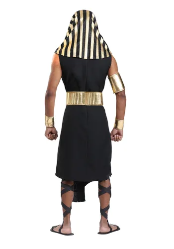 Vista 2 de Disfraz de Faraón oscuro talla extra para hombre Multicolor